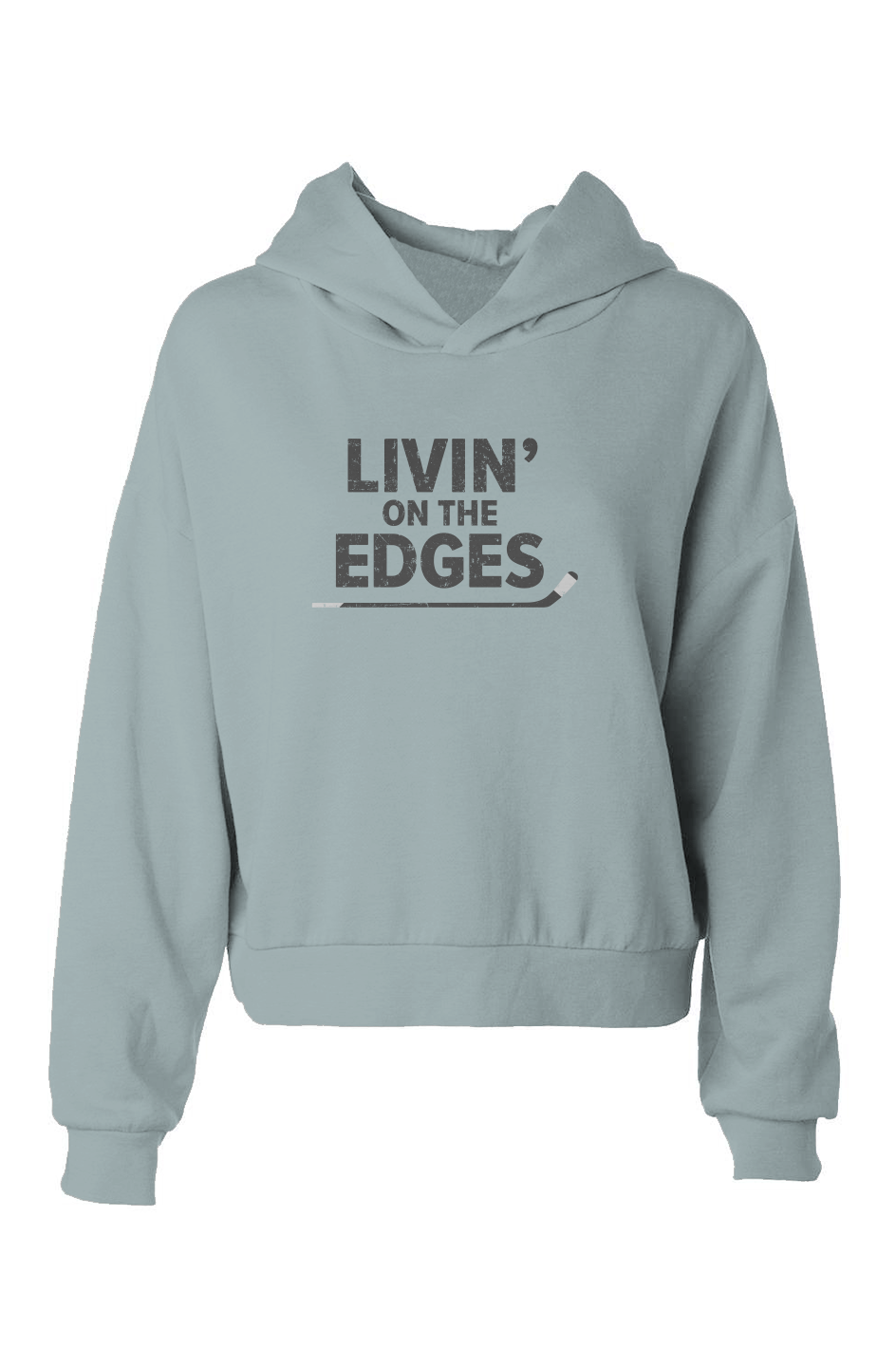 Barn Babe Livin' on the Edges Hip-Height Hoodie Sage | Barn Garb Hockey Threads