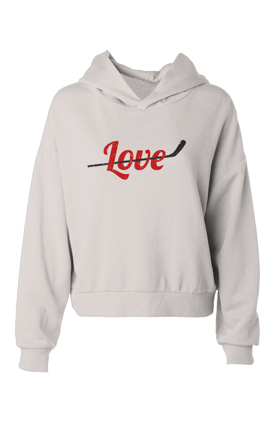 Barn Babe Love Stick Hip-Height Hoodie Bone | Barn Garb Hockey Threads