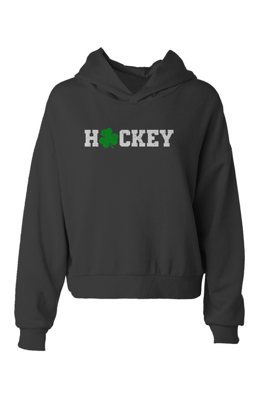 Barn Babe Lucky Shammy Hip-Height Hoodie Black | Barn Garb Hockey Threads