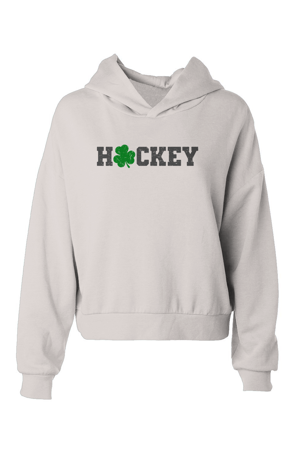 Barn Babe Lucky Shammy Hip-Height Hoodie Bone | Barn Garb Hockey Threads