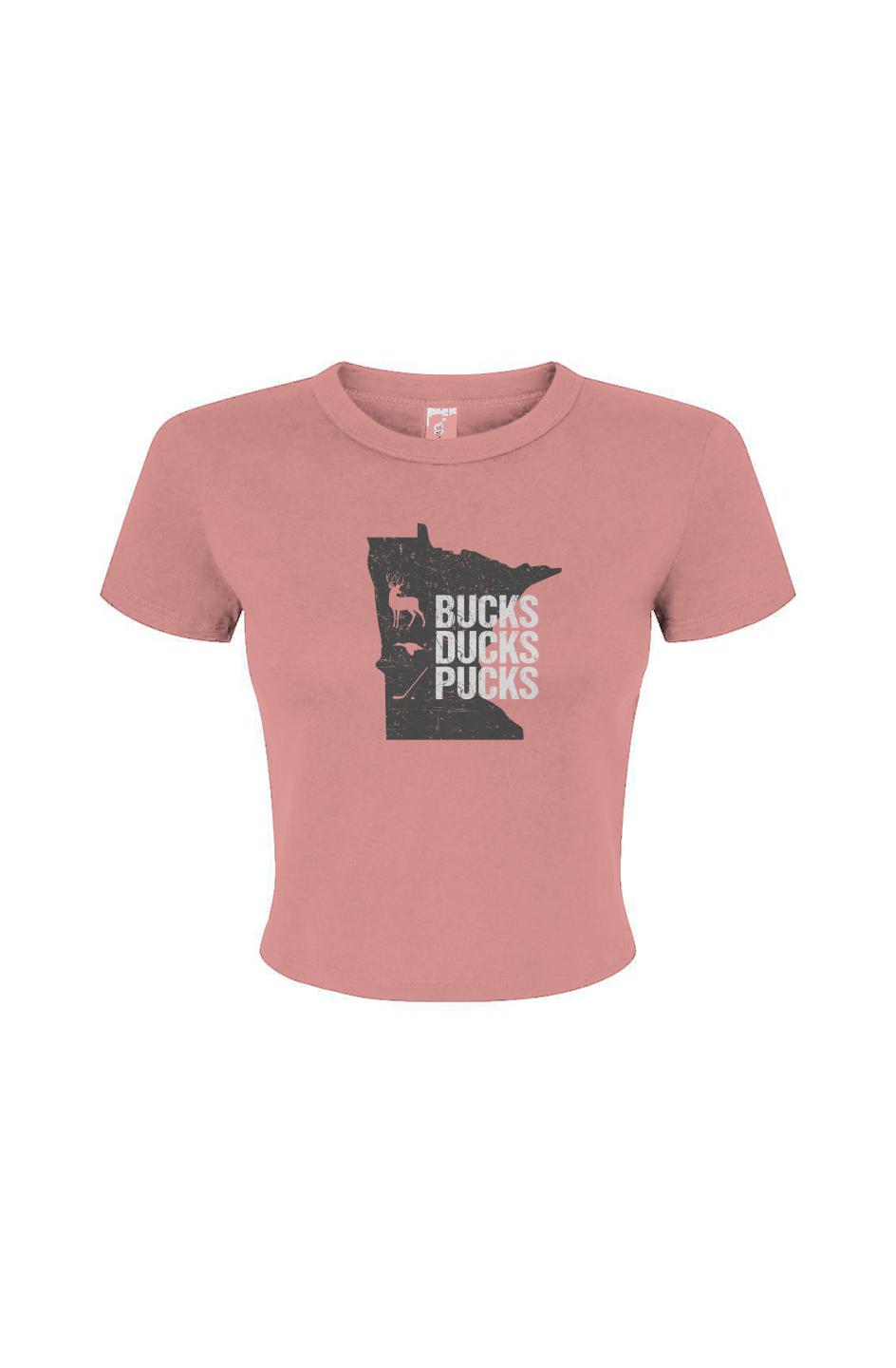Barn Babe Minnesota Hunting Baby Tee Pink | Barn Garb Hockey Threads