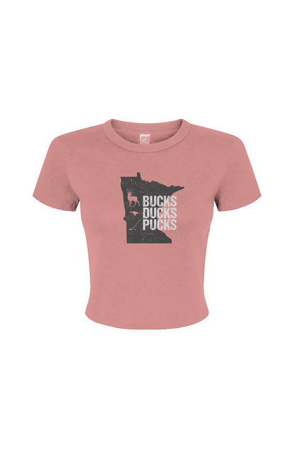 Barn Babe Minnesota Hunting Baby Tee Pink | Barn Garb Hockey Threads