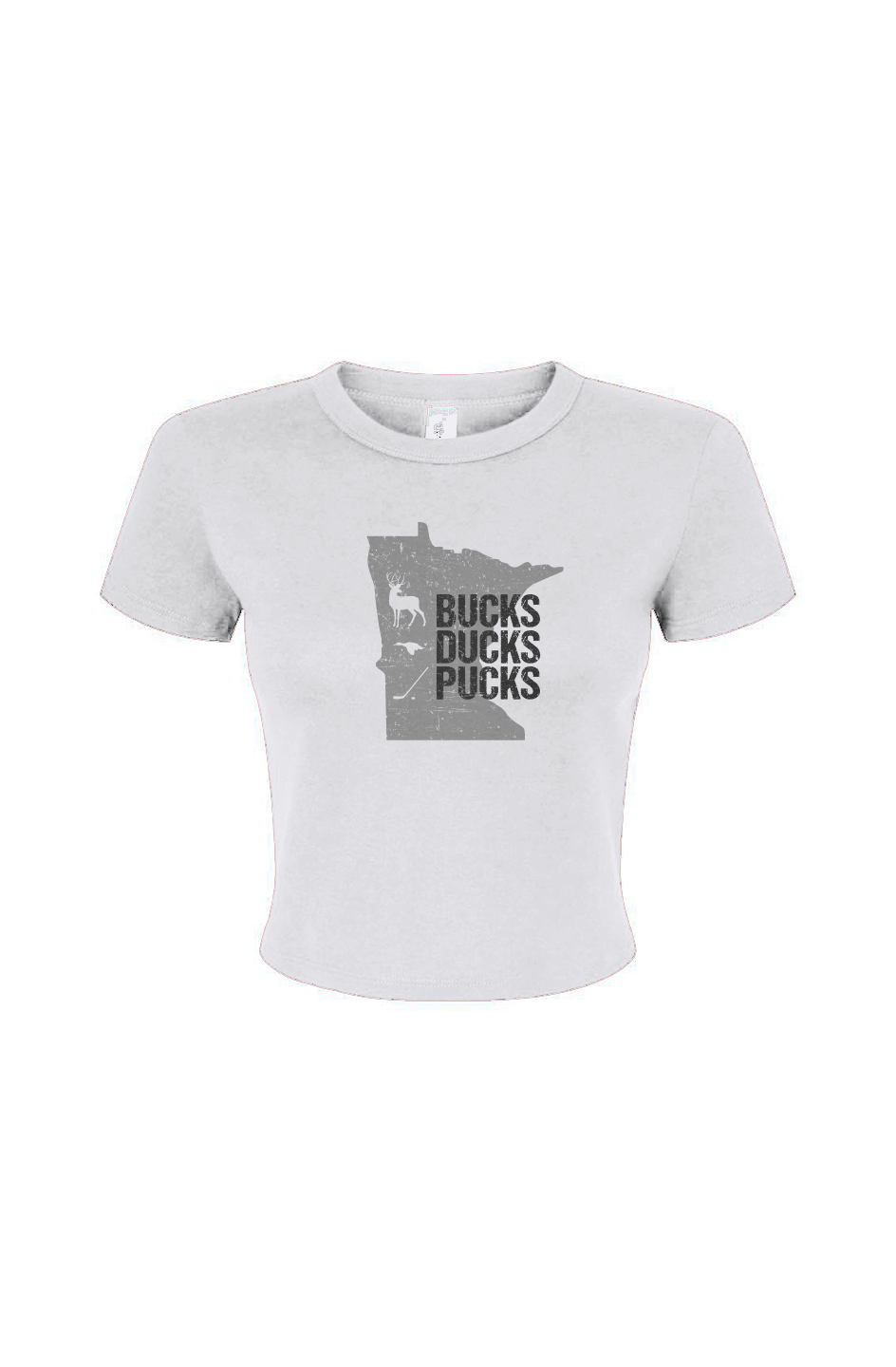 Barn Babe Minnesota Hunting Baby Tee White | Barn Garb Hockey Threads