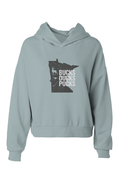 Barn Babe Minnesota Hunting Hip-Height Hoodie Sage | Barn Garb Hockey Threads