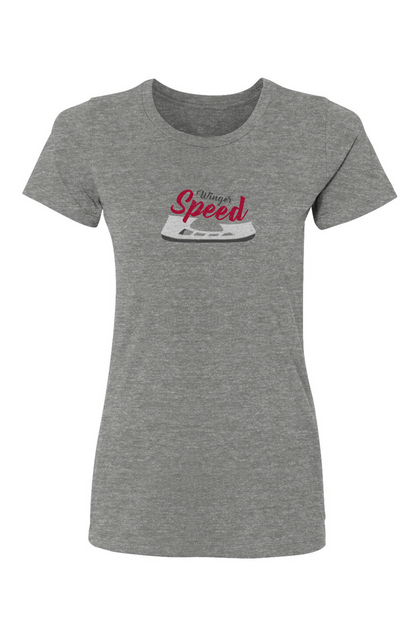 Barn Babe Need for Speed Tee Grey | Barn Garb Hockey Threads