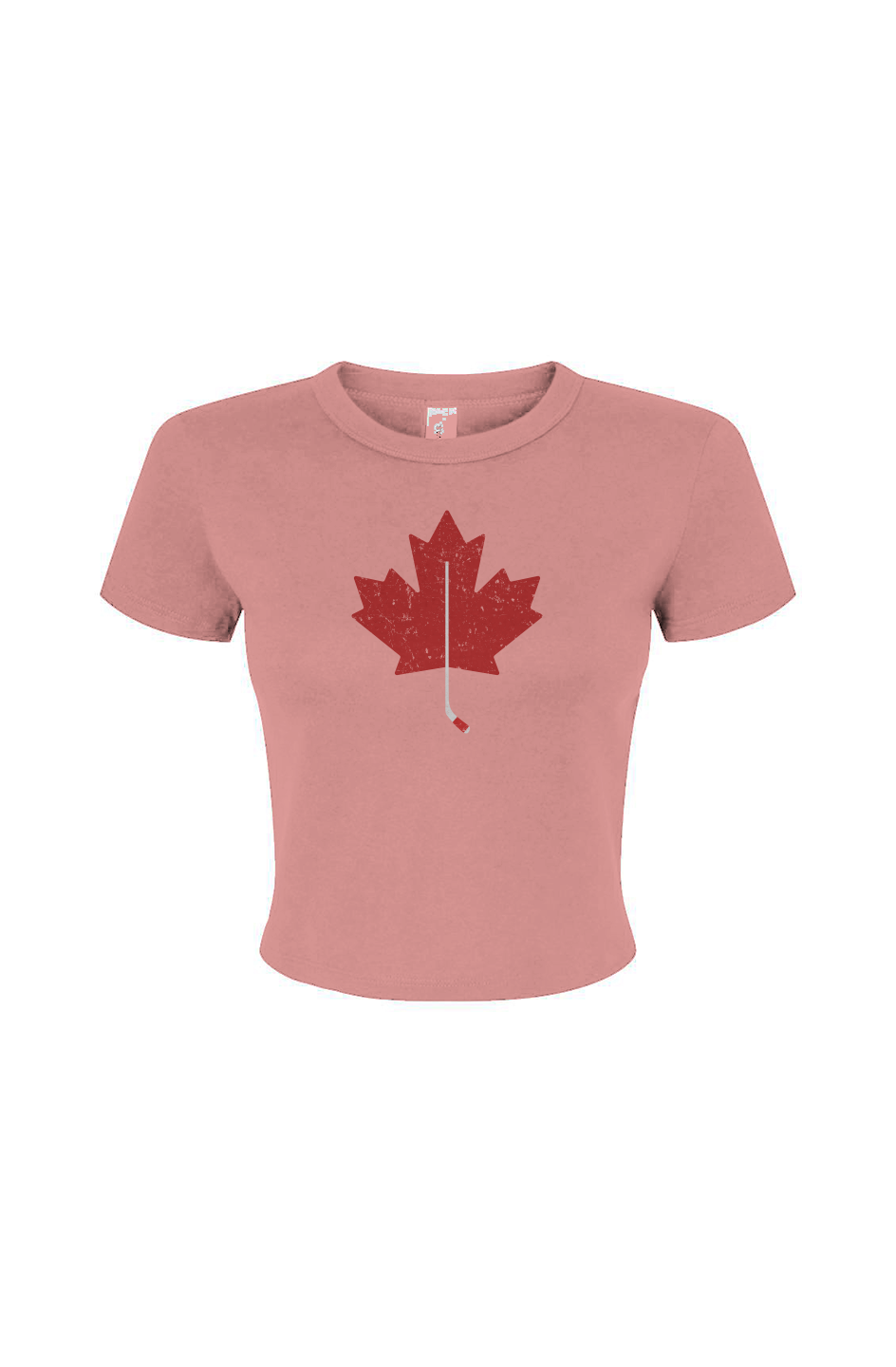 Barn Babe Northern Twig Baby Tee Pink | Barn Garb Hockey Threads
