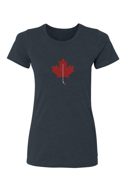 Barn Babe Northern Twig Tee Navy Blue | Barn Garb Hockey Threads