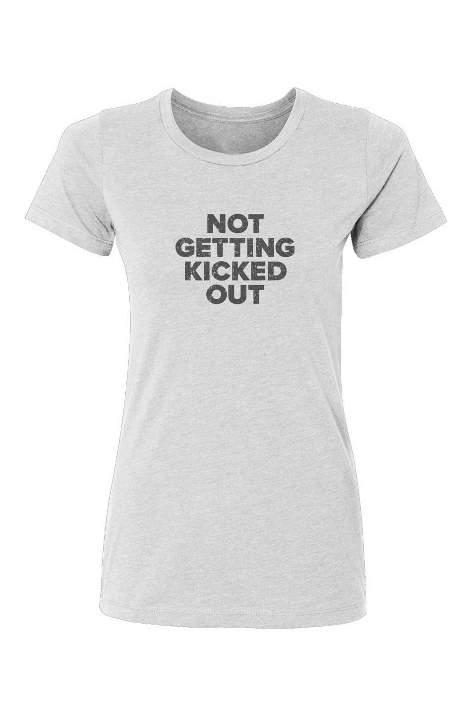 Barn Babe Not Getting Kicked Out Tee White | Barn Garb Hockey Threads