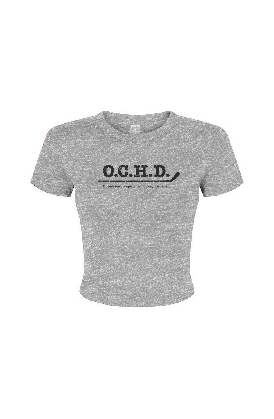 Barn Babe O.C.H.D. Baby Tee Grey | Barn Garb Hockey Threads