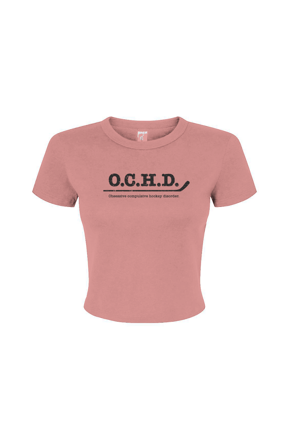Barn Babe O.C.H.D. Baby Tee Pink | Barn Garb Hockey Threads