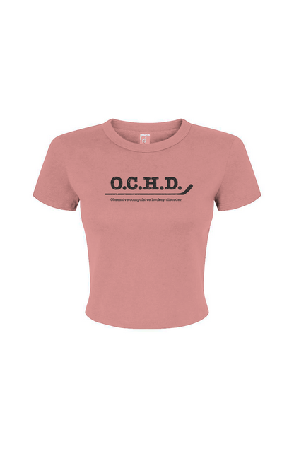 Barn Babe O.C.H.D. Baby Tee Pink | Barn Garb Hockey Threads