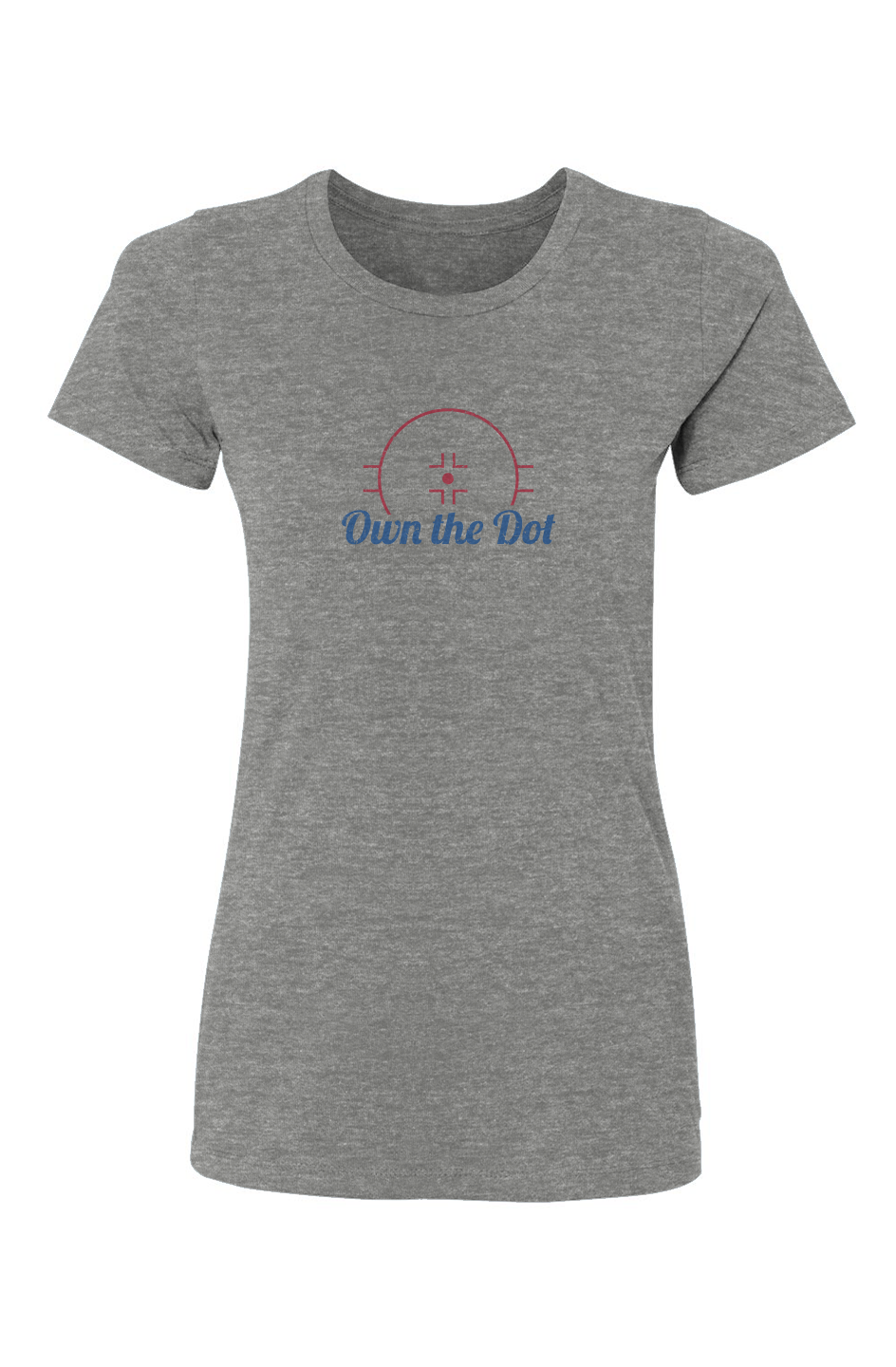Barn Babe Own the Dot Tee Grey | Barn Garb Hockey Threads