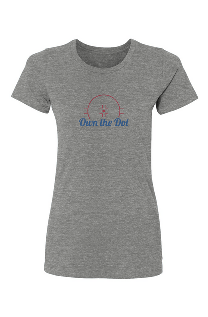 Barn Babe Own the Dot Tee Grey | Barn Garb Hockey Threads