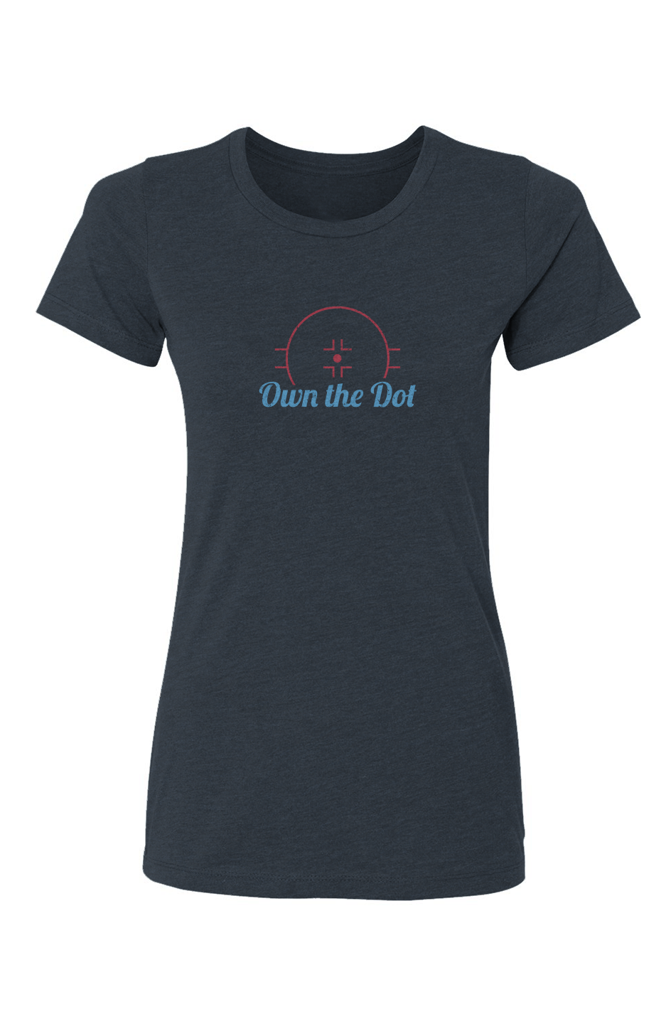 Barn Babe Own the Dot Tee Navy Blue | Barn Garb Hockey Threads