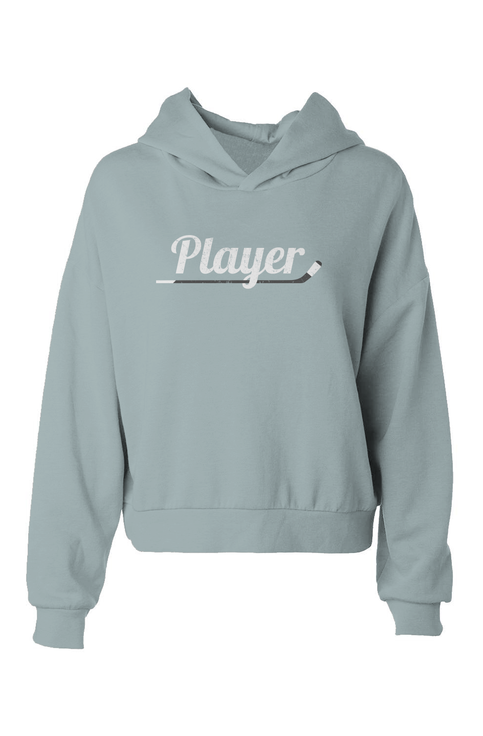 Barn Babe Player Hip-Height Hoodie Sage | Barn Garb Hockey Threads
