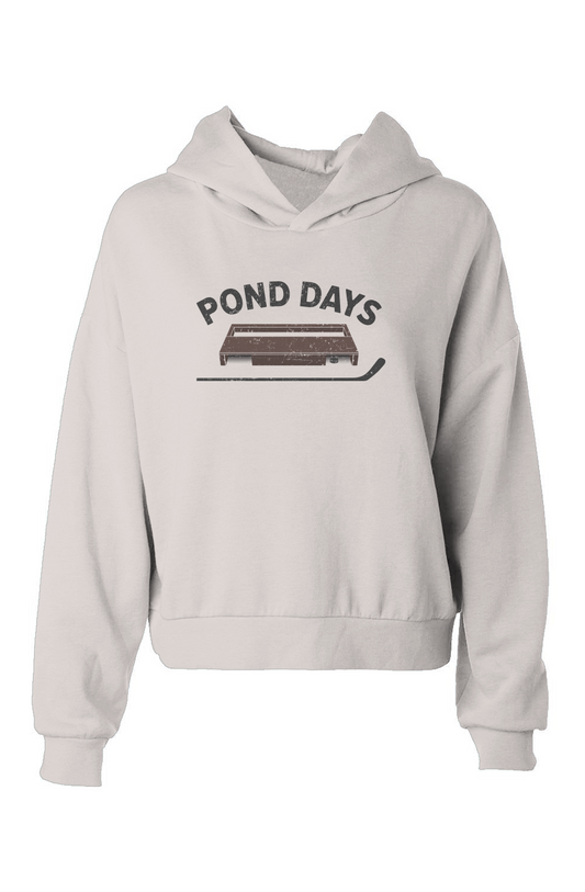 Barn Babe Pond Days Hip-Height Hoodie Bone | Barn Garb Hockey Threads