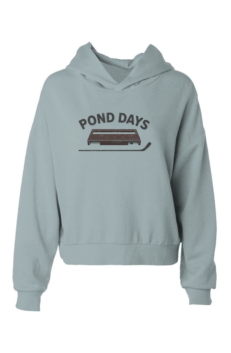 Barn Babe Pond Days Hip-Height Hoodie Sage | Barn Garb Hockey Threads