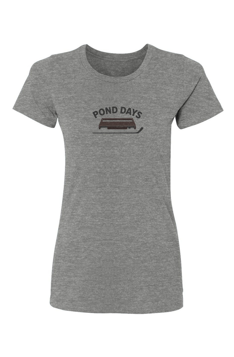 Barn Babe Pond Days Tee Grey | Barn Garb Hockey Threads
