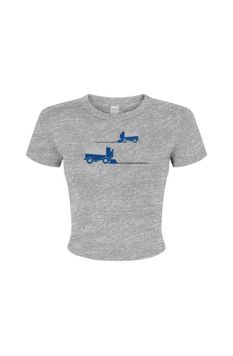 Barn Babe Resurfacer Baby Tee Grey | Barn Garb Hockey Threads