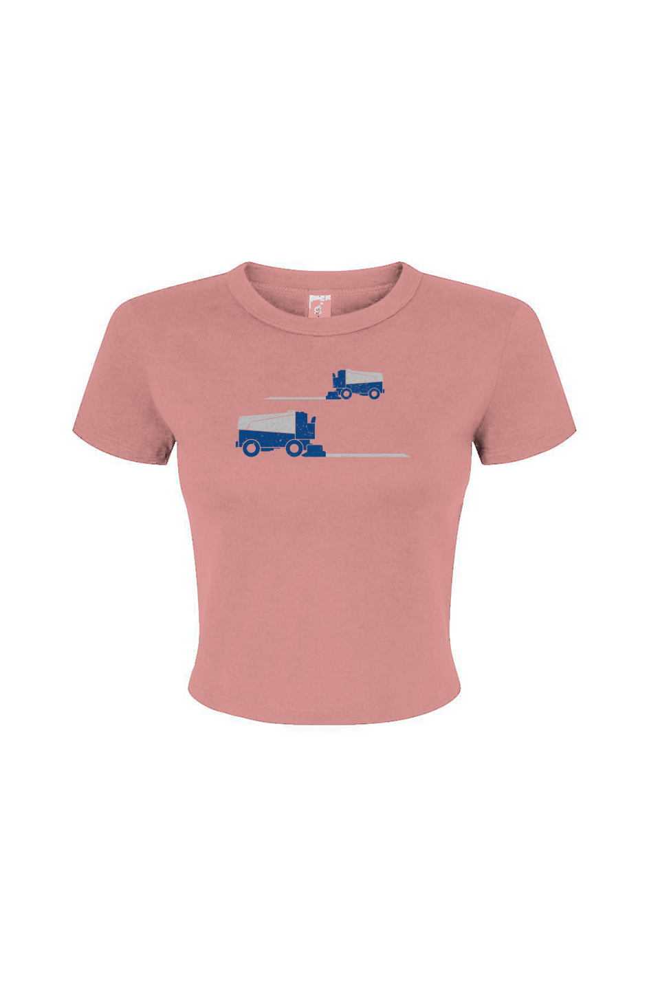 Barn Babe Resurfacer Baby Tee Pink | Barn Garb Hockey Threads