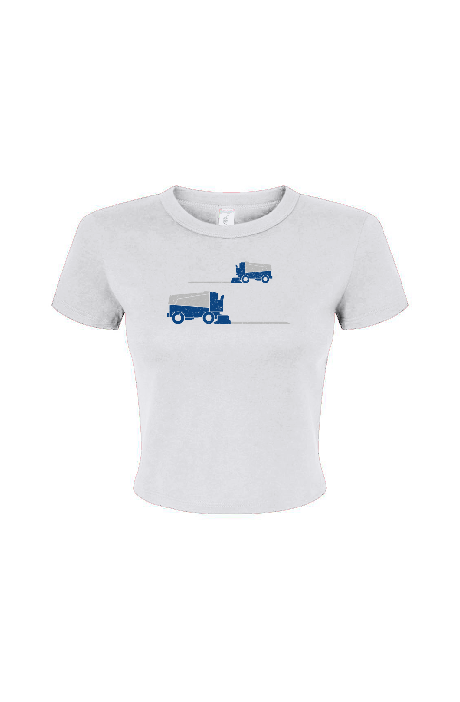Barn Babe Resurfacer Baby Tee White | Barn Garb Hockey Threads