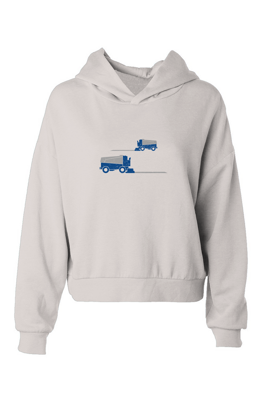 Barn Babe Resurfacer Hip-Height Hoodie White | Barn Garb Hockey Threads