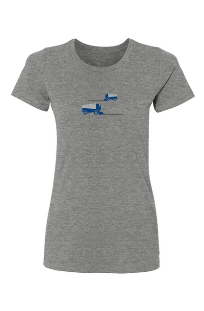 Barn Babe Resurfacer Tee Grey | Barn Garb Hockey Threads