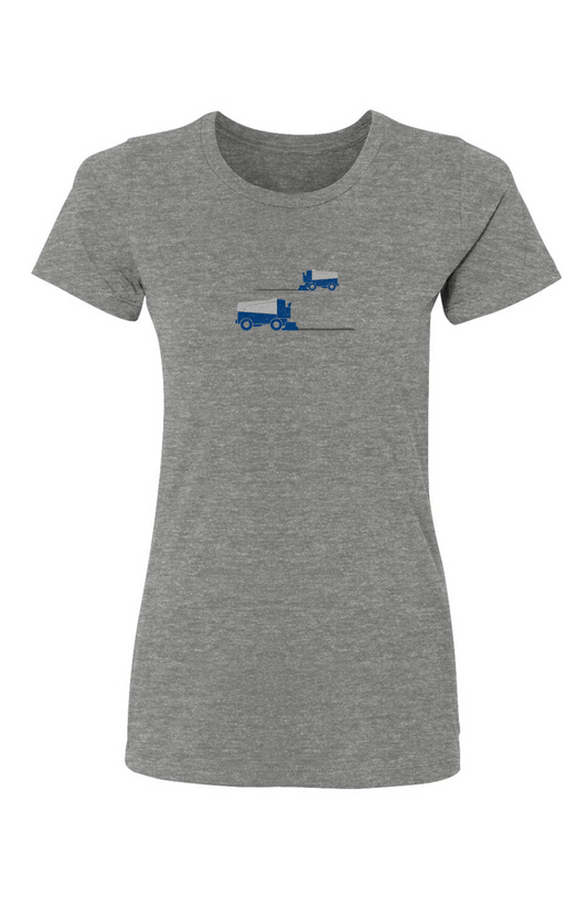Barn Babe Resurfacer Tee Grey | Barn Garb Hockey Threads