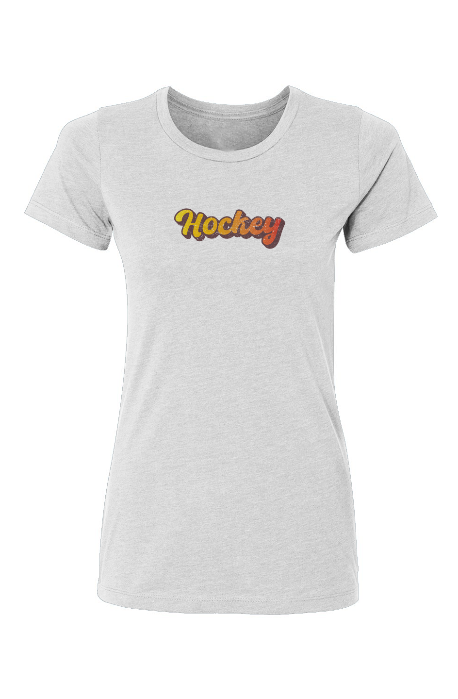Barn Babe Retro Hockey Tee White | Barn Garb Hockey Threads
