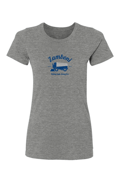 Barn Babe Riding High Living Free Tee Grey | Barn Garb Hockey Threads