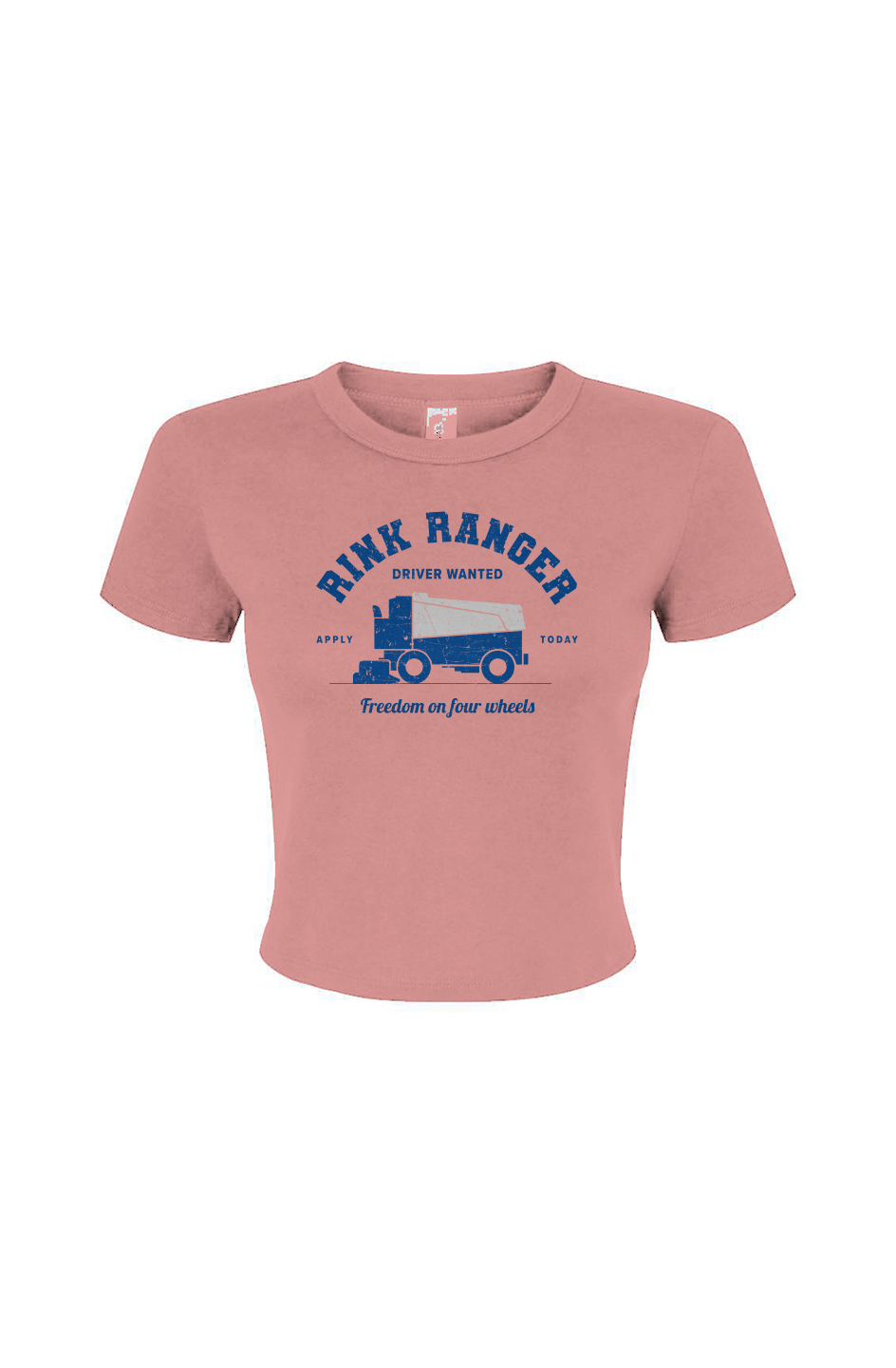 Barn Babe Rink Ranger Baby Tee Pink | Barn Garb Hockey Threads