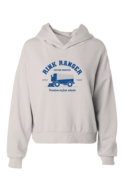 Barn Babe Rink Ranger Hip-Height Hoodie Vintage White | Barn Garb Hockey Threads