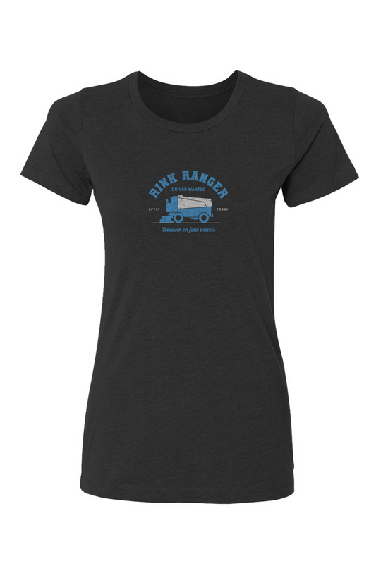 Barn Babe Rink Ranger Tee Black | Barn Garb Hockey Threads