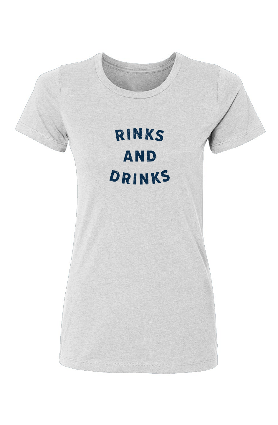 Barn Babe Rinks and Drinks Tee White | Barn Garb Hockey Threads