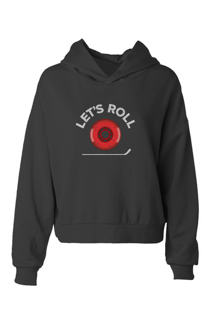 Barn Babe Roller Wheel Hip-Height Hoodie Black | Barn Garb Hockey Threads