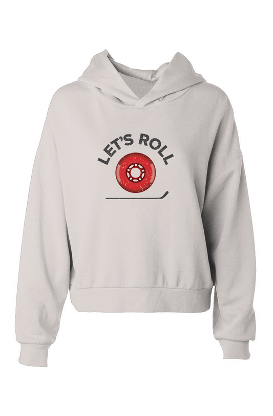 Barn Babe Roller Wheel Hip-Height Hoodie  Bone | Barn Garb Hockey Threads