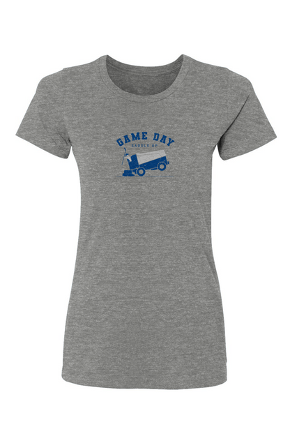 Barn Babe Saddle Up Tee Grey | Barn Garb Hockey Threads