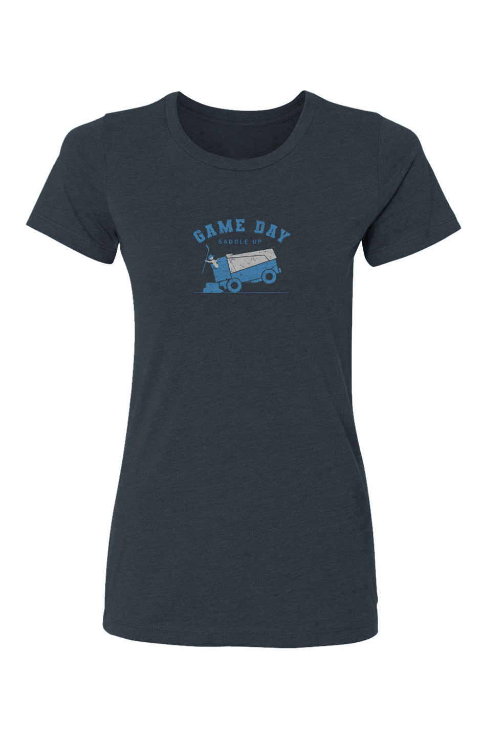 Barn Babe Saddle Up Tee Navy Blue | Barn Garb Hockey Threads