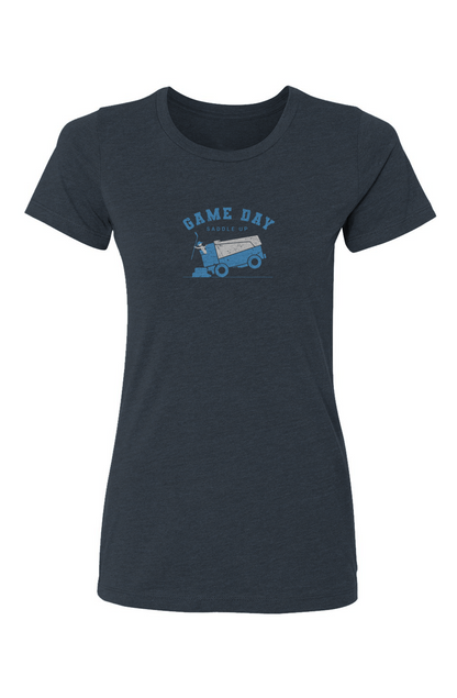 Barn Babe Saddle Up Tee Navy Blue | Barn Garb Hockey Threads