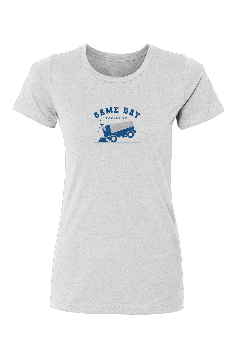Barn Babe Saddle Up Tee White | Barn Garb Hockey Threads