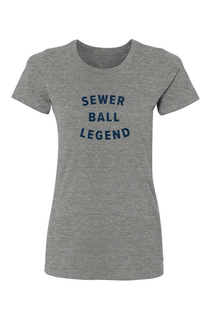 Barn Babe Sewer Ball Legend Tee Grey | Barn Garb Hockey Threads