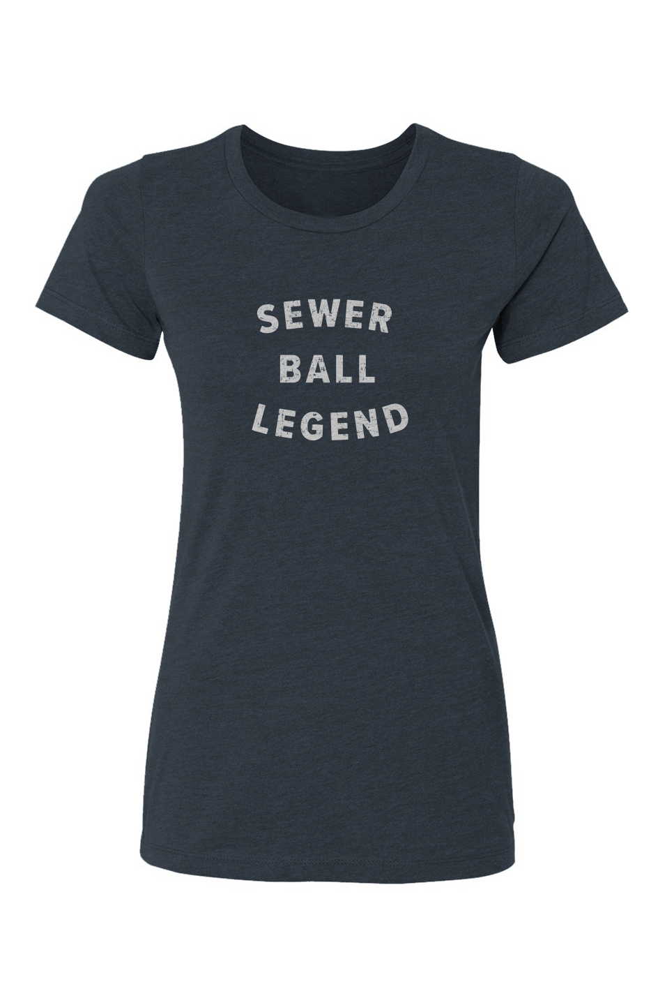 Barn Babe Sewer Ball Legend Tee Navy Blue | Barn Garb Hockey Threads