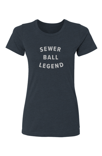 Barn Babe Sewer Ball Legend Tee Navy Blue | Barn Garb Hockey Threads