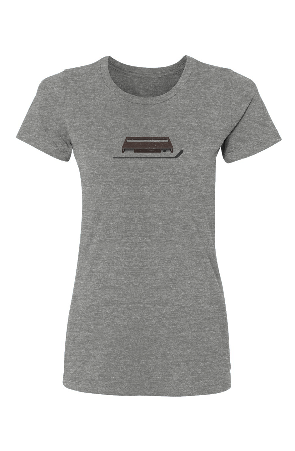 Barn Babe Shinny King Tee Grey | Barn Garb Hockey Threads