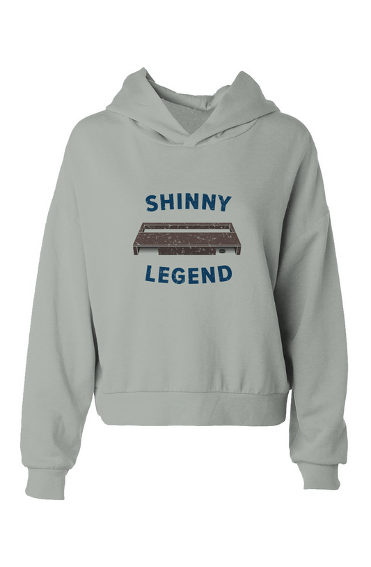 Barn Babe Shinny Legend Goal Hip Height Hoodie Sage Green | Barn Garb Hockey Threads