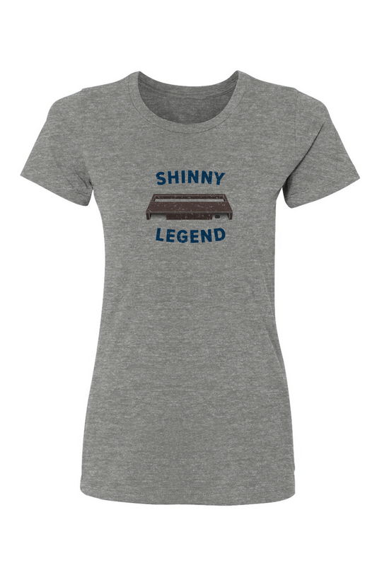 Barn Babe Shinny Legend Goal Tee Grey | Barn Garb Hockey Threads