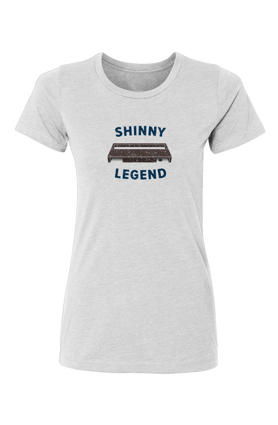 Barn Babe Shinny Legend Goal Tee White | Barn Garb Hockey Threads