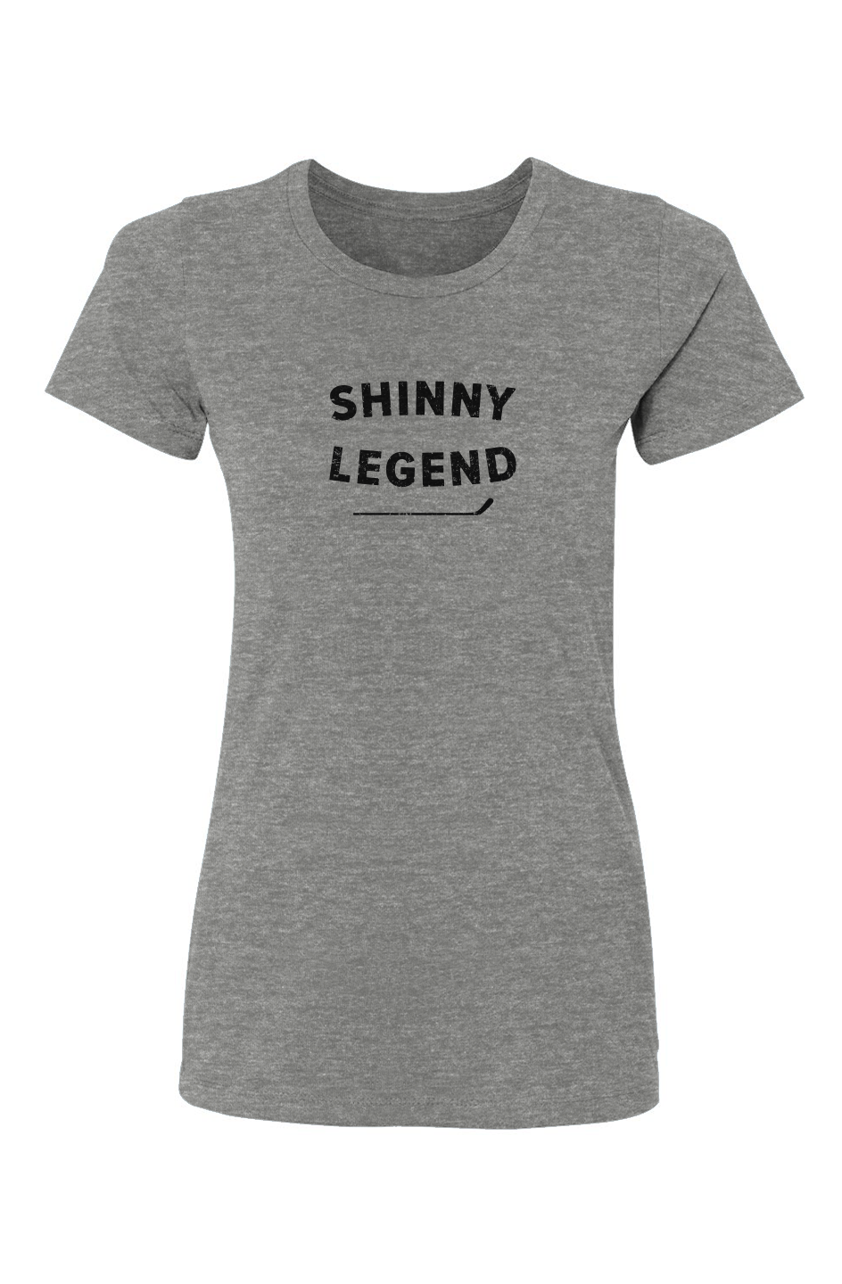 Barn Babe Shinny Legend Tee Grey | Barn Garb Hockey Threads