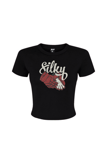 Barn Babe Silky Baby Tee Black | Barn Garb Hockey Threads
