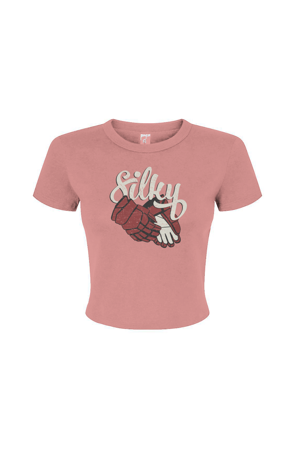 Barn Babe Silky Baby Tee Pink | Barn Garb Hockey Threads